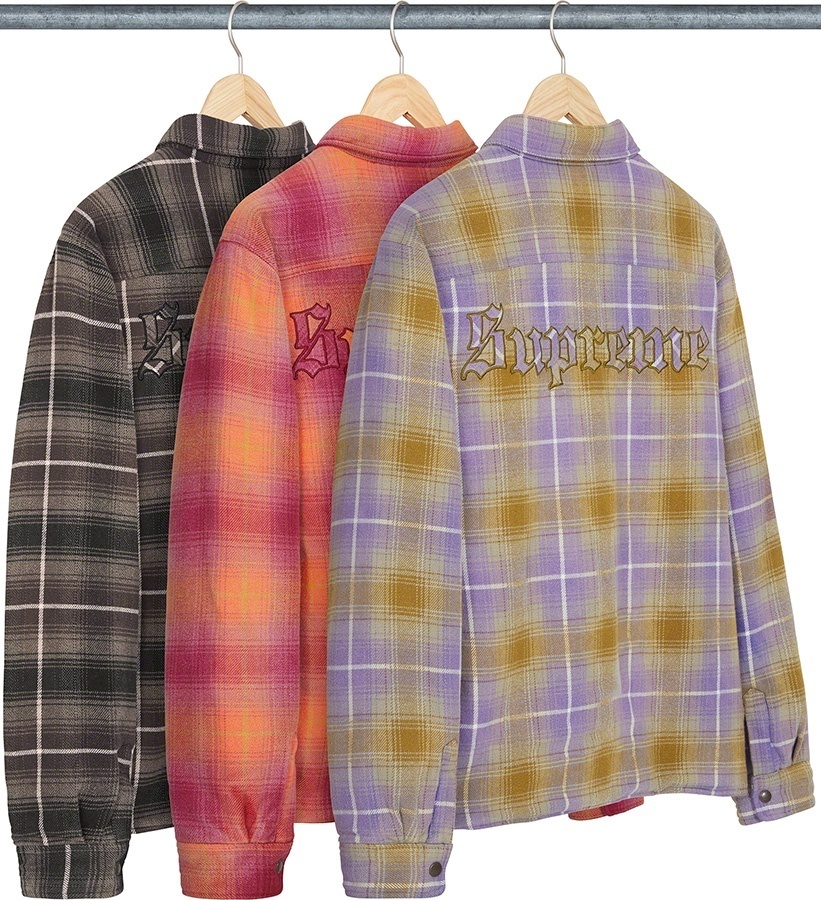 Shearling Lined Flannel Shirt
